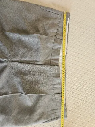 Pantalón de vestir gris hombre