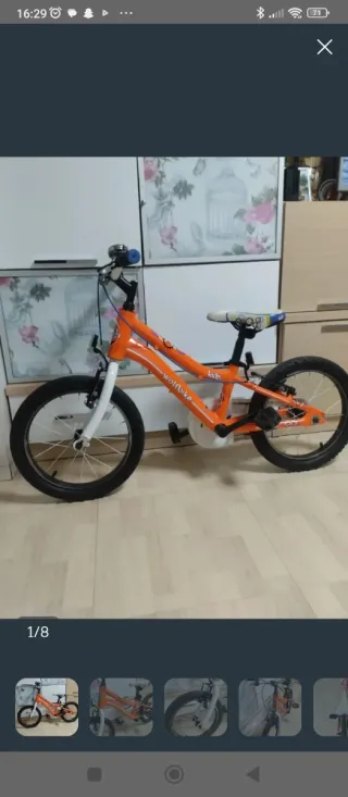 Bicicleta infantil 16 Wolfride