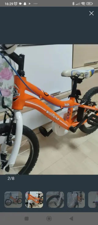 Bicicleta infantil 16 Wolfride
