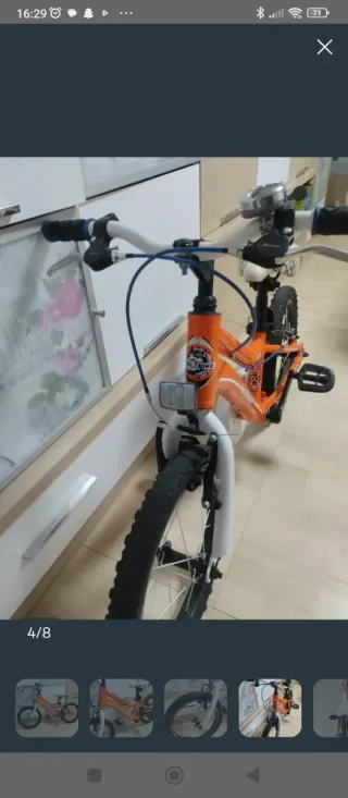 Bicicleta infantil 16 Wolfride