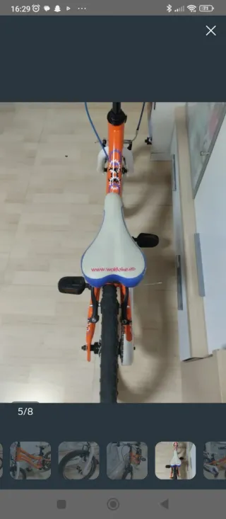 Bicicleta infantil 16 Wolfride