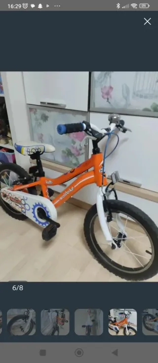 Bicicleta infantil 16 Wolfride
