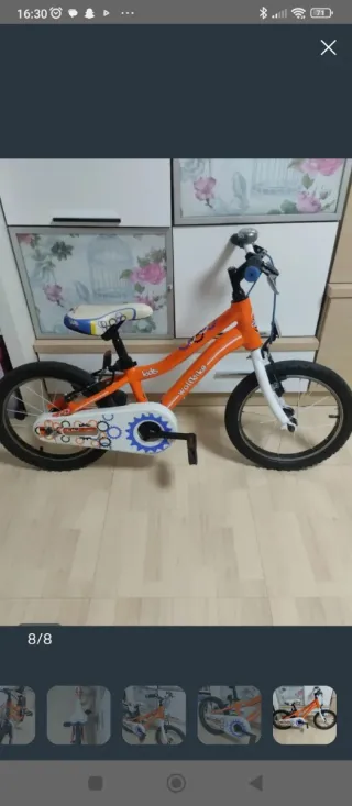 Bicicleta infantil 16 Wolfride