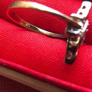 Anillo plata 925 con baño de oro de primera ley