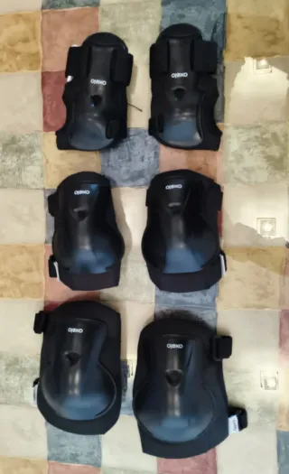 Set 3 protectores Oxelo Talla S