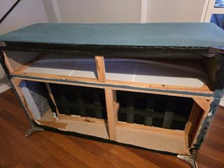 Divano chaise longue verde acqua