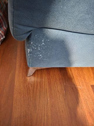 Divano chaise longue verde acqua