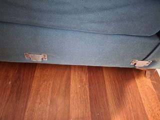 Divano chaise longue verde acqua