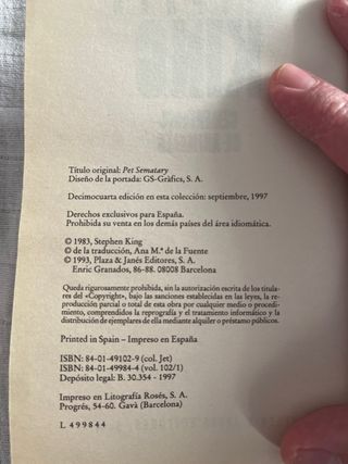 Cementerio de Animales (Pet Sematary)