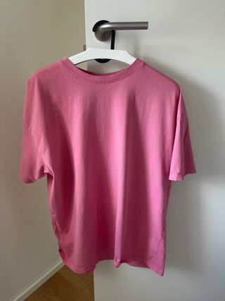 Camiseta rosa oversize Pull&Bear XL