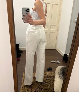 Mono blanco MANGO Talla XS