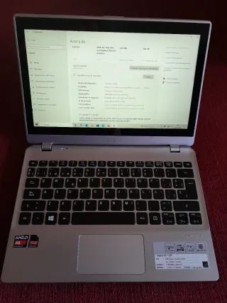 Ordenador portátil ACER Aspire V5-122P.