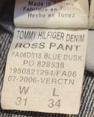 Pantalón vaquero hombre azul