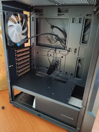 Mars Gaming MC-Geo Gabinete PC Negro ATX MID TOWER