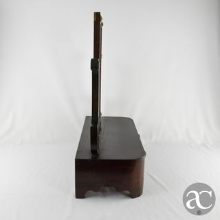 Toucador madeira e espelho com 1 gaveta, séc. XIX