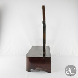 Toucador madeira e espelho com 1 gaveta, séc. XIX