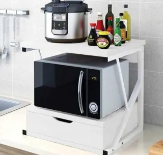 Estantería móvil para microondas