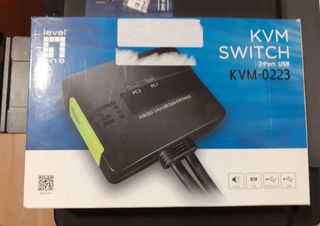 Conmutador KVM Level One 2 Puertos USB KVM-0223
