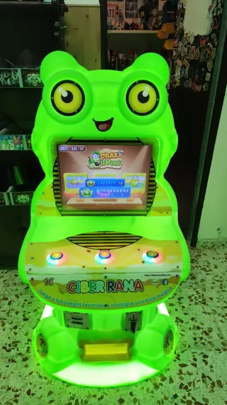 Máquina recreativa Ciber Rana infantil