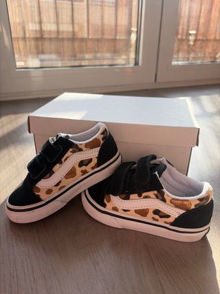 Vans niño estampado vaca