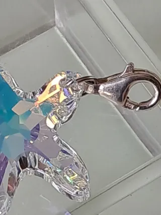 Colgante Estrella de Mar Cristal Austriaco y Plata
