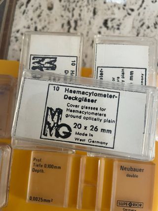 Cámaras de recuento Neubauer