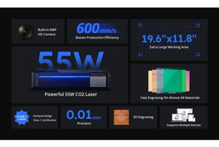 Láser co2 - Atomstack Hurricane 55W
