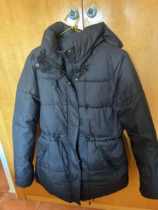 Parka Shein Talla M Negra