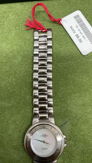 Orologio Vintage M&M Madreperla Quarzo Argento