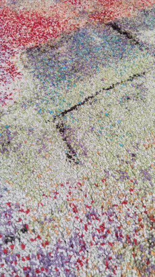 Alfombra moderna multicolor