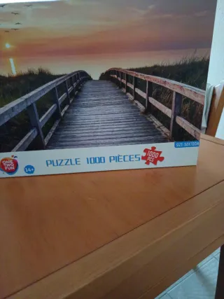 Puzzle 1000 Piezas Puente Playa Atardecer