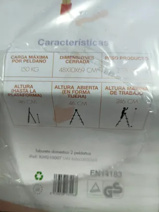 Taburete Escalera de Acero 2 Peldaños CatterHouse