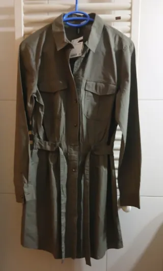 Vestido H&M verde militar