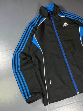 Chaqueta Adidas Negra y Azul