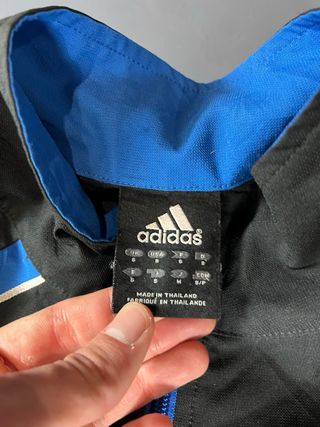 Chaqueta Adidas Negra y Azul