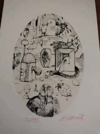 Litografia 95/95 firmata