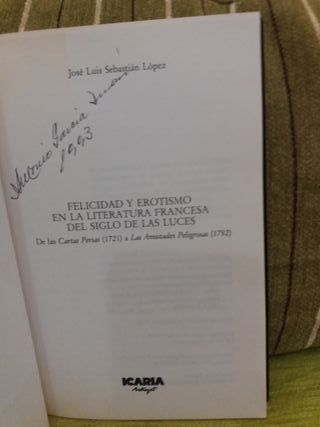 FELICIDAD  Y  EROTISMO  EN  LA  LITERATURA  FRANCE