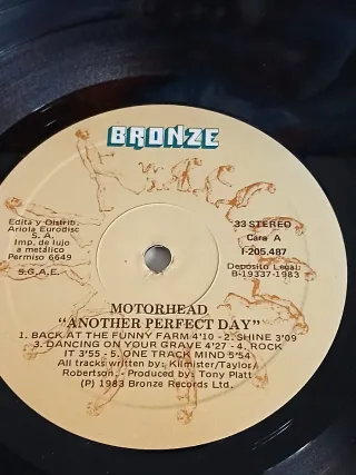 Motorhead - Another Perfect Day Vinilo