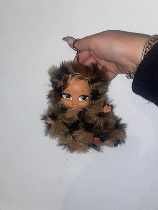 Bratzie Bebé Leopardo llavero hecho a mano.