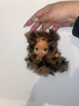 Bratzie Bebé Leopardo llavero hecho a mano.