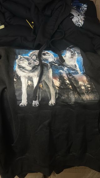 Sudadera Nirvana Cara Sonriente Negra