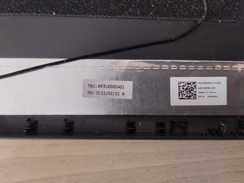 TAPA TRASERA PANTALLA PORTÁTIL DELL VOSTRO 3510 afbeelding 3