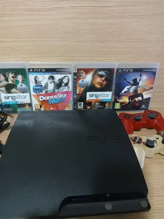 Consola Sony PS3 Negra + 4 Juegos