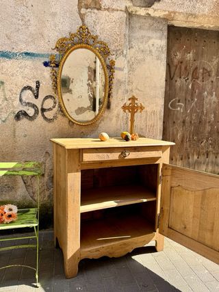 Extraordinario Mostrador roble francés antiguo