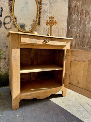 Extraordinario Mostrador roble francés antiguo
