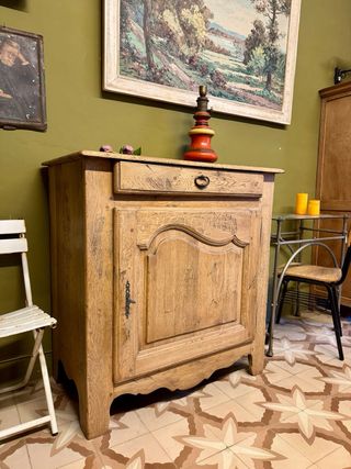 Extraordinario Mostrador roble francés antiguo