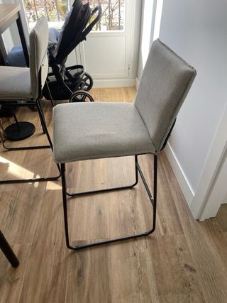 Pack 4 Sillas Altas Tapizadas