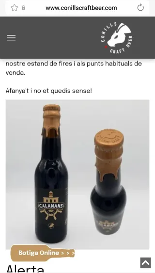 2 Chapas cerveza Calanans