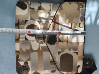 Bolso Tous estampado beige y marrón