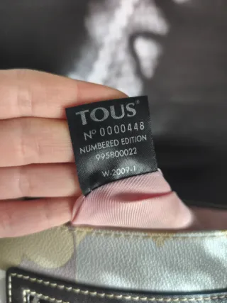 Bolso Tous estampado beige y marrón